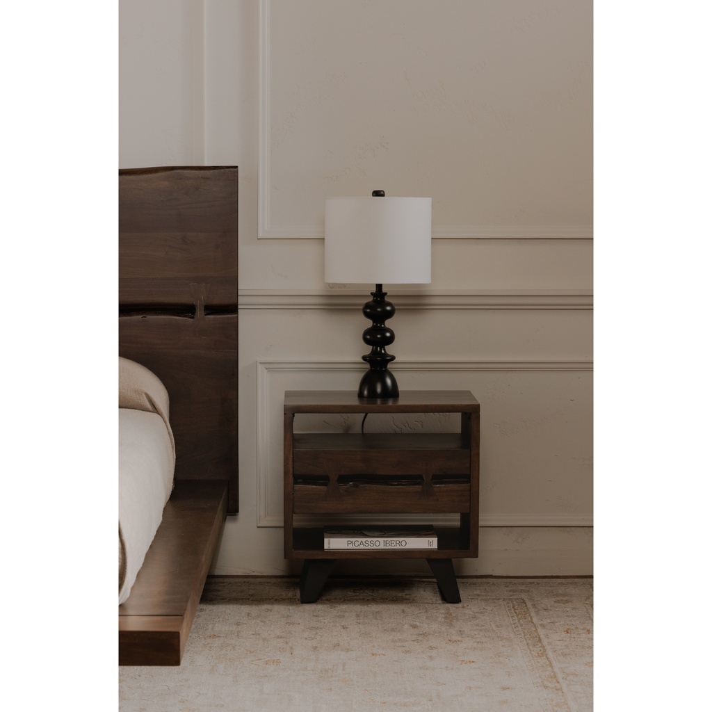 Madagascar Nightstand Dark Brown - 7