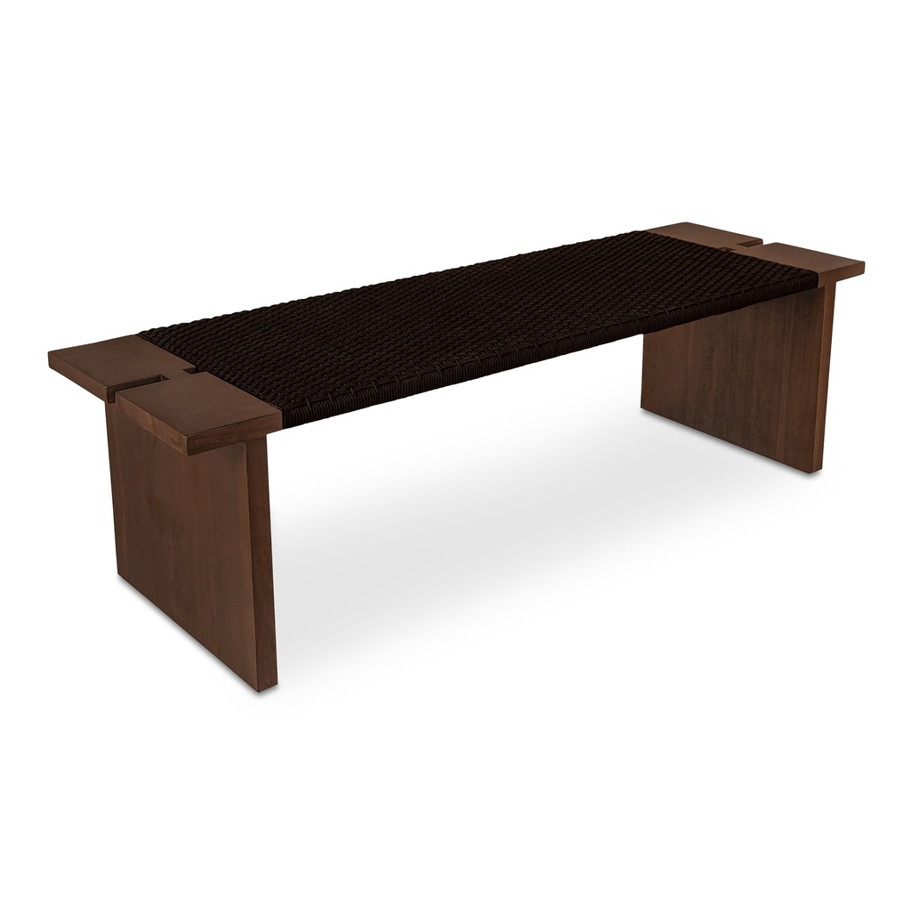 Merritt Outdoor Bench Dark Brown - 1