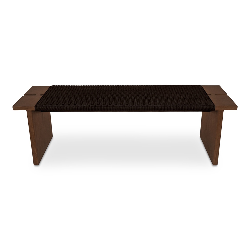 Merritt Outdoor Bench Dark Brown - 3