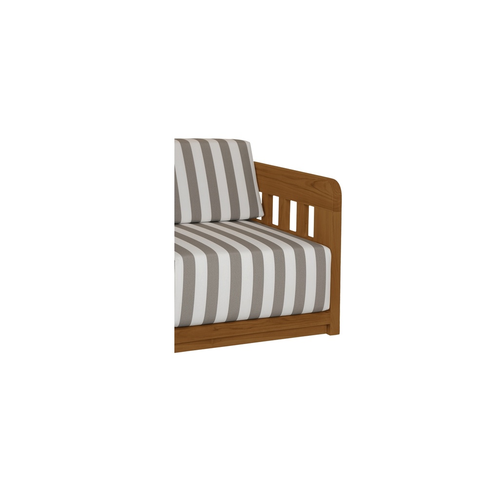Adelaide Outdoor Sofa Brown Stripe - 5