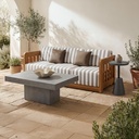 Adelaide Outdoor Sofa Brown Stripe - 7