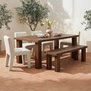 Marina Outdoor Dining Table Brown - 5