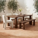 Marina Outdoor Bench Brown - 6