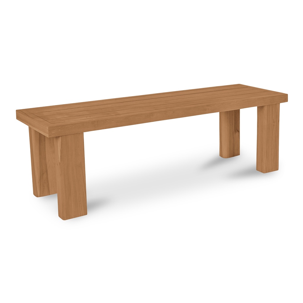 Marina Outdoor Dining Bench Natural - 4