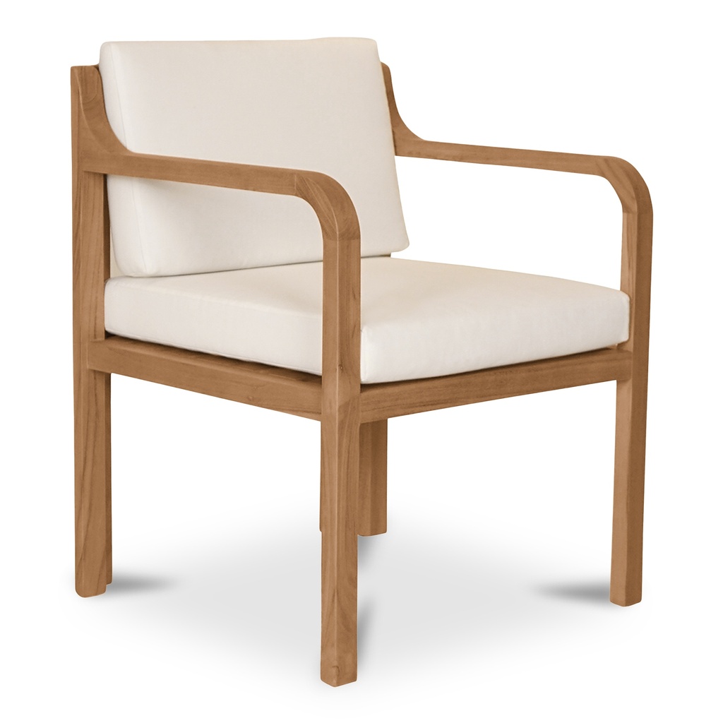 Nellie Outdoor Dining Chair White - 1