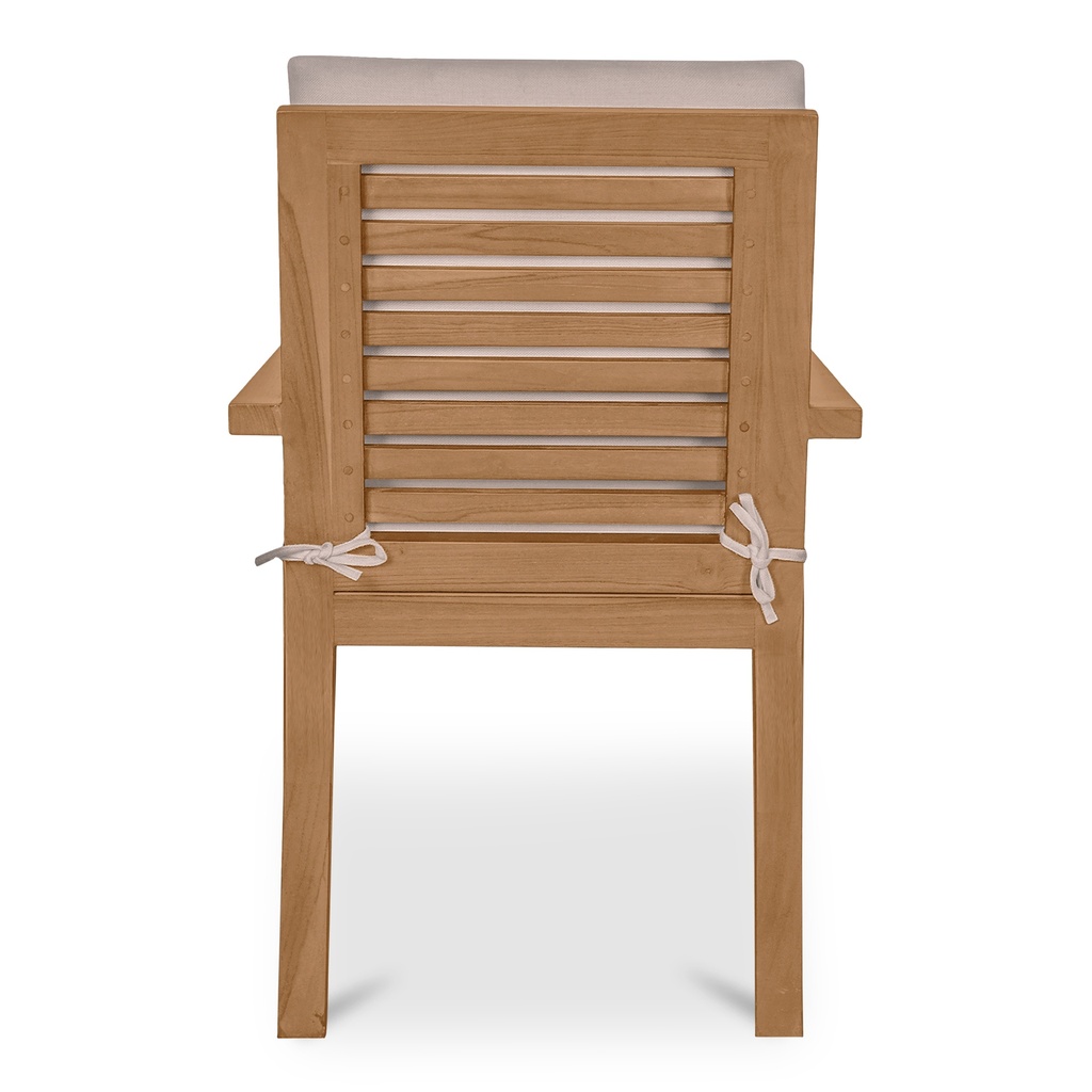Mateo Outdoor Dining Chair White - 3