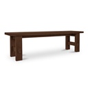 Esmond Outdoor Dining Bench Brown - 2