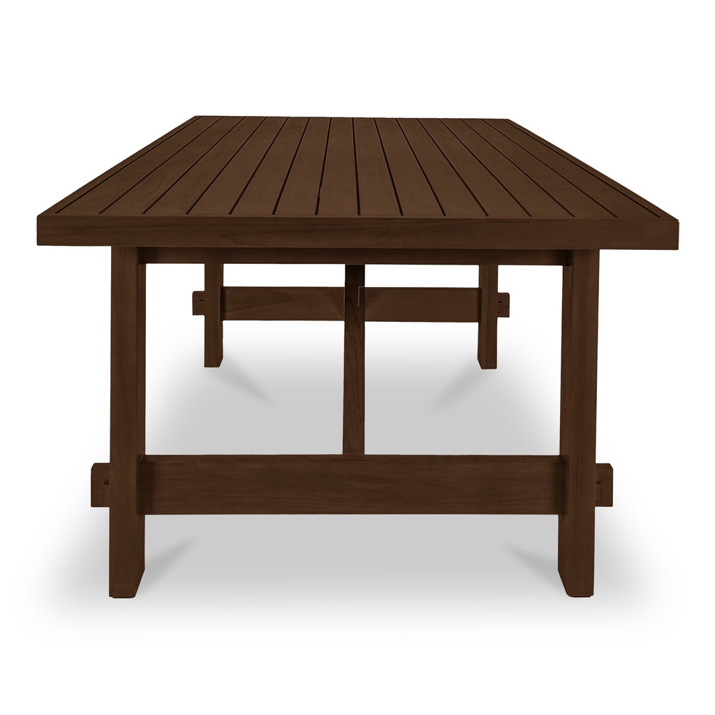 Esmond Outdoor Dining Table Brown - 2