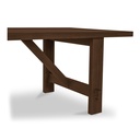 Esmond Outdoor Dining Table Brown - 4