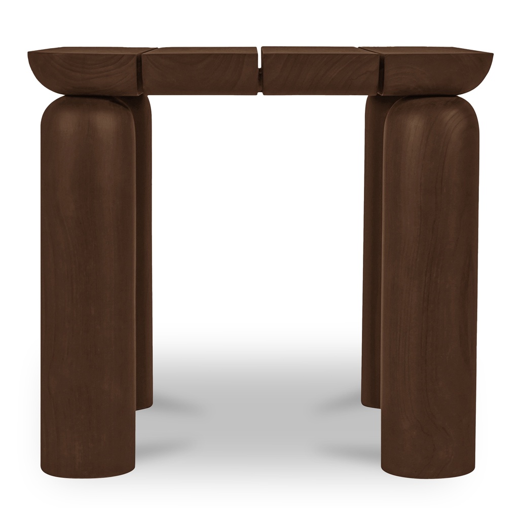 Barclay Outdoor Side Table Brown - 2
