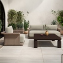 Barclay Outdoor Side Table Brown - 5