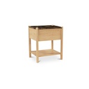 Elio Nightstand Dark Emperador Marble - 1