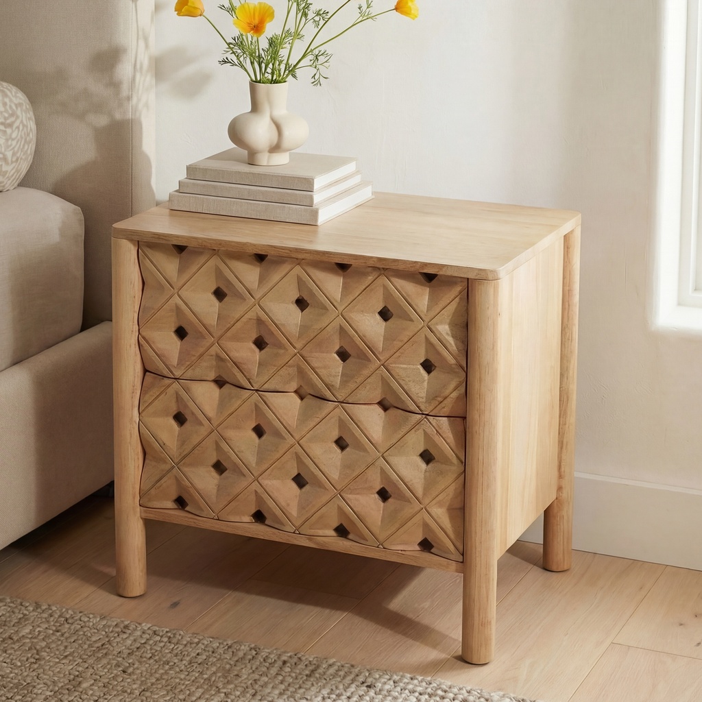 Fulton Nightstand Natural - 9