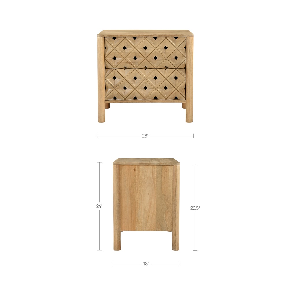 Fulton Nightstand Natural - 10