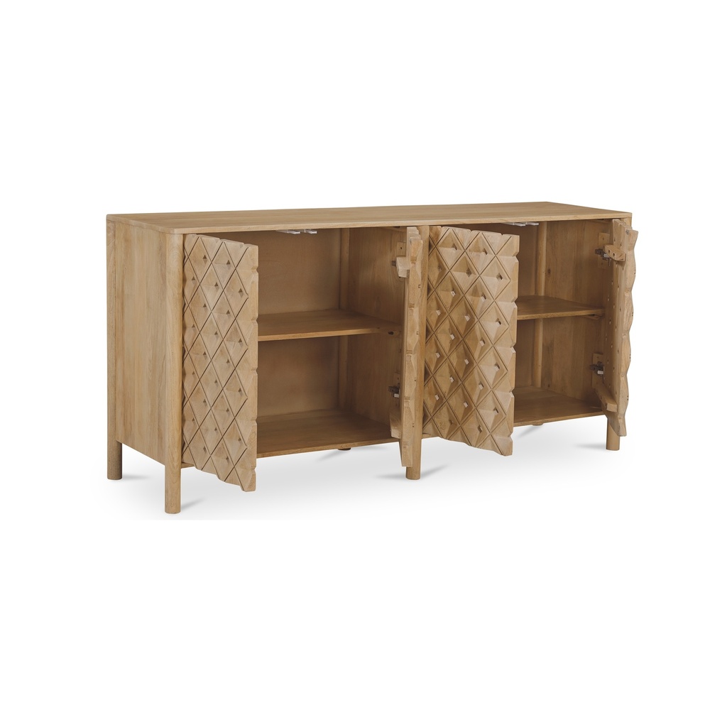 Fulton 4 Door Sideboard Natural - 1