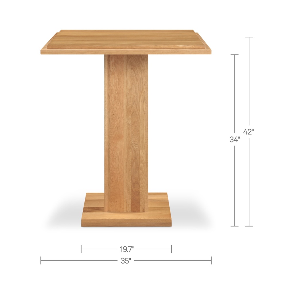 May Bar Table Natural Oak - 4