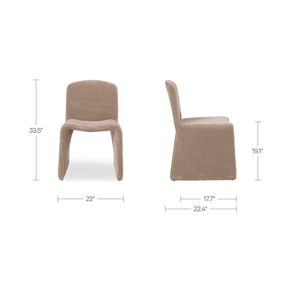 Ella Dining Chair Camel - 8