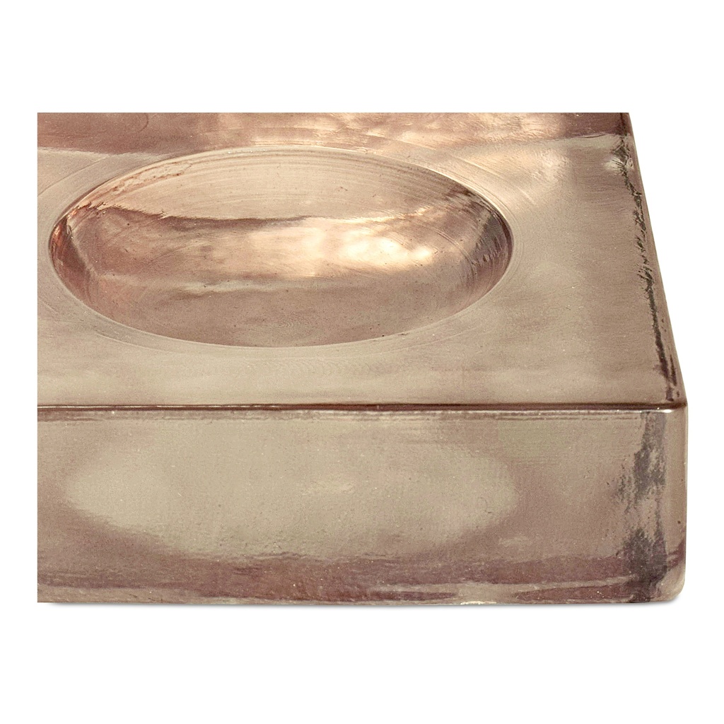 Miro Glass Catchall Soft Amber - 2