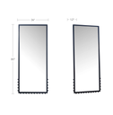 Figaro Floor Mirror Black - 5
