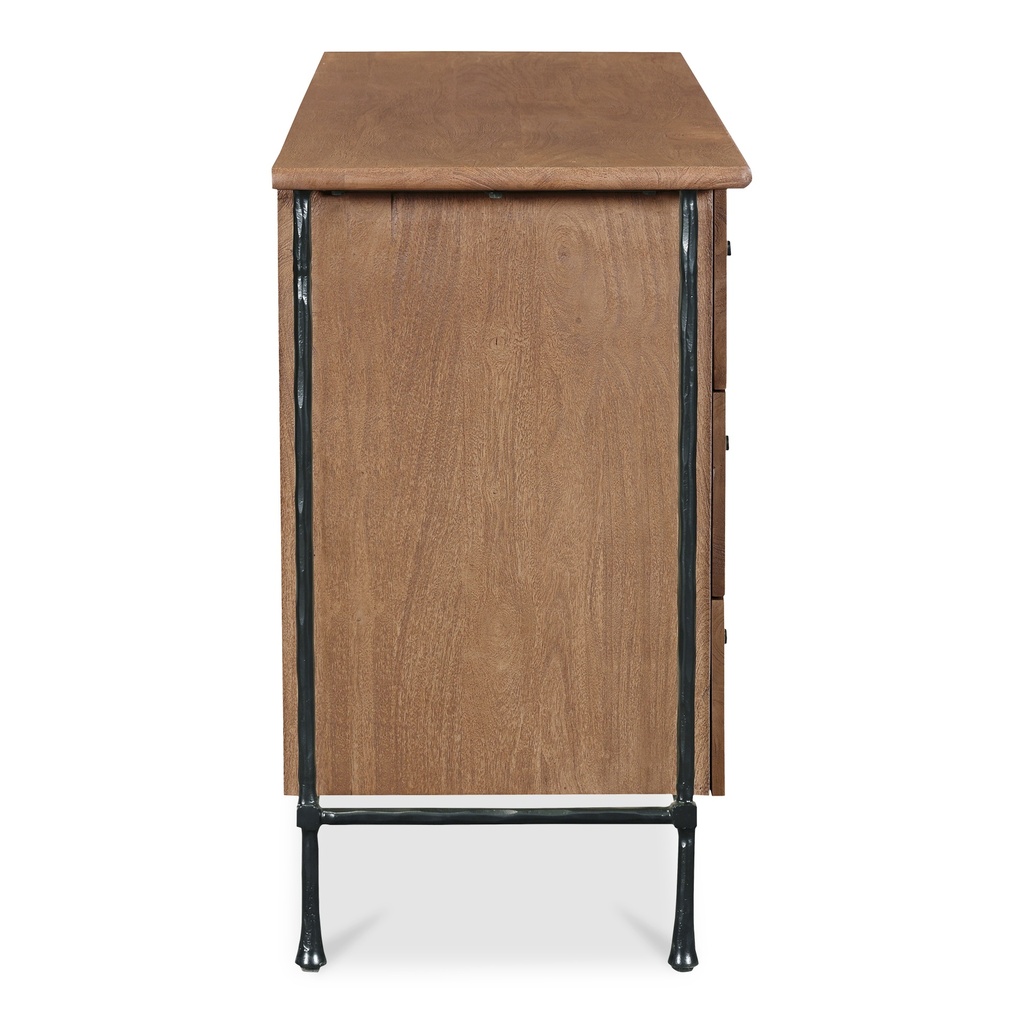 Rene 6 Drawer Dresser Brown - 2