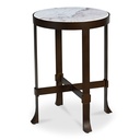 Holli Side Table White Marble - 1