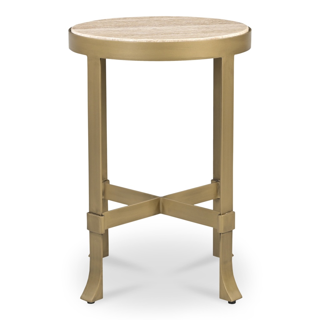 Holli Side Table Travertine - 2
