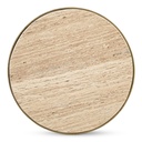Holli Side Table Travertine - 3