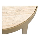 Holli Side Table Travertine - 4