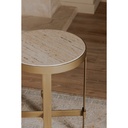 Holli Side Table Travertine - 7
