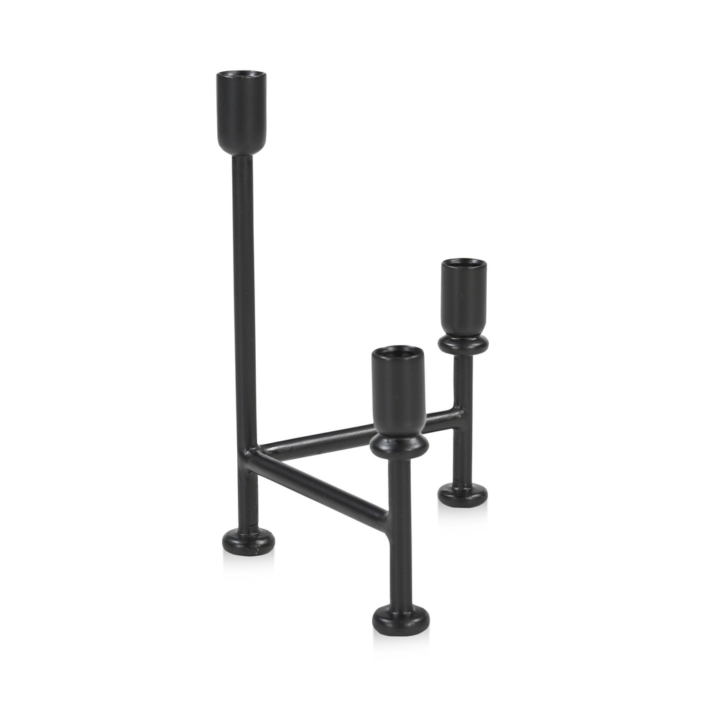 Cicero Candle Holder Black - 1