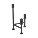 Cicero Candle Holder Black - 1