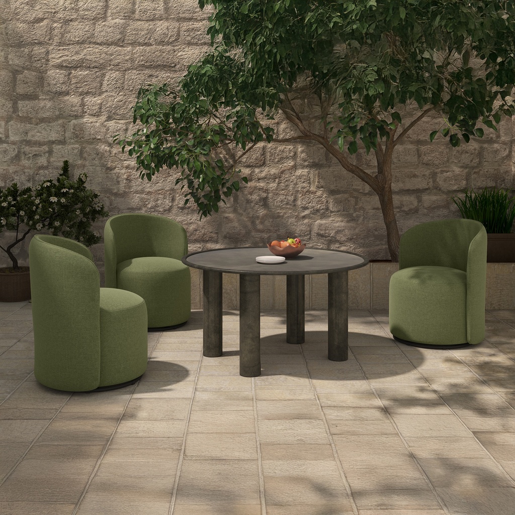 Deacon Outdoor Dining Table Deep Bronze - 5