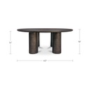 Deacon Outdoor Coffee Table Deep Bronze - 5