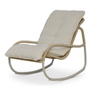 Lyra Outdoor Rocking Chair Beige - 2