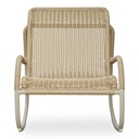 Lyra Outdoor Rocking Chair Beige - 4
