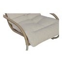 Lyra Outdoor Rocking Chair Beige - 6