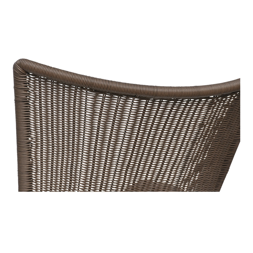 Paige Outdoor Accent Chair Brown - 4