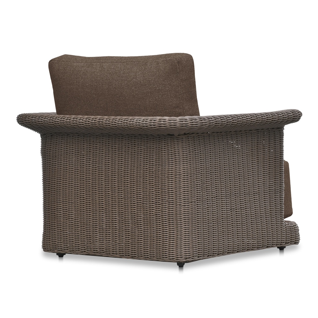 Meredith Outdoor Accent Chair Brown - 1