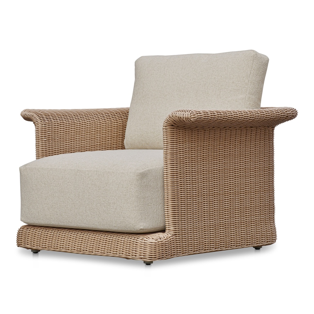 Meredith Outdoor Accent Chair Beige - 1