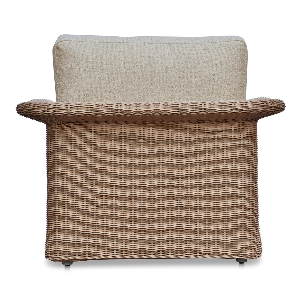 Meredith Outdoor Accent Chair Beige - 3