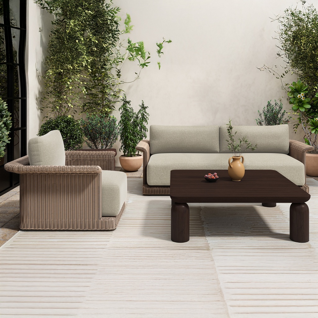 Meredith Outdoor Sofa Beige - 6