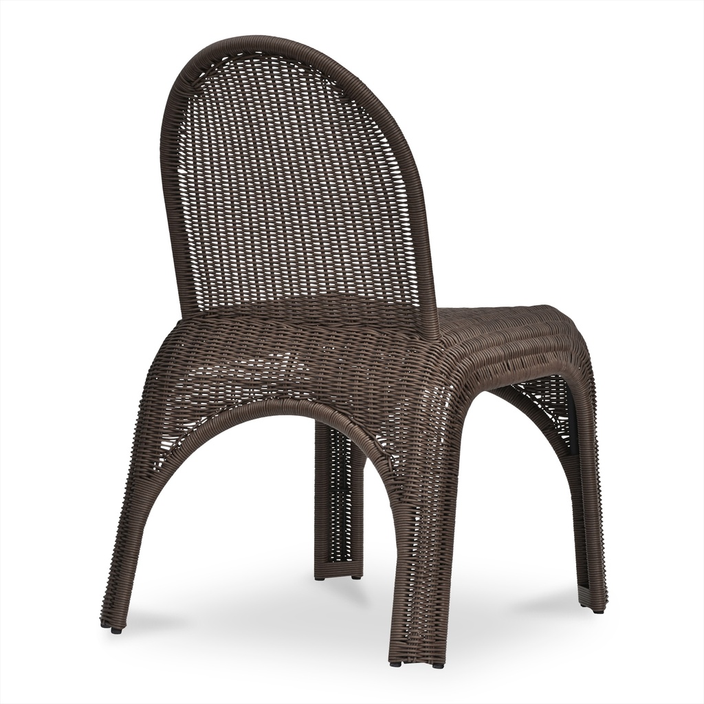 Kendall Outdoor Dining Chair Brown-Set of Two - 1