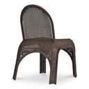 Kendall Outdoor Dining Chair Brown-Set of Two - 1