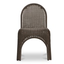 Kendall Outdoor Dining Chair Brown-Set of Two - 4