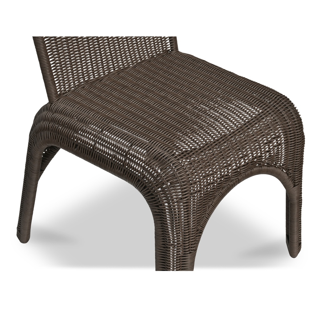 Kendall Outdoor Dining Chair Brown-Set of Two - 6