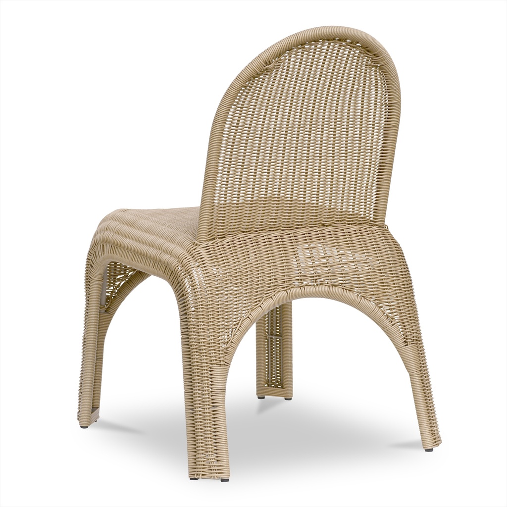 Kendall Outdoor Dining Chair Natural-Set of Two - 2