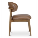 Ellie Dining Chair Brown Leather - 2