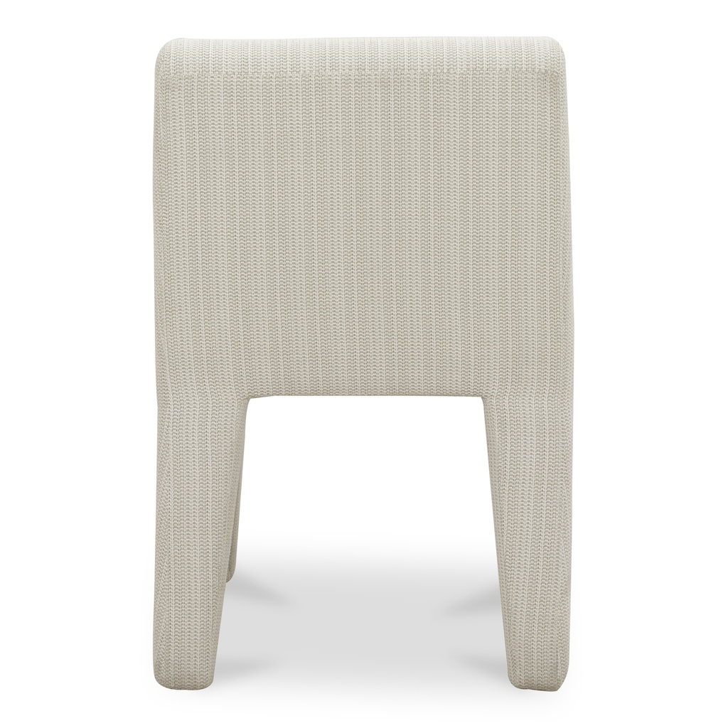 Verona Outdoor Dining Chair Cream - 4