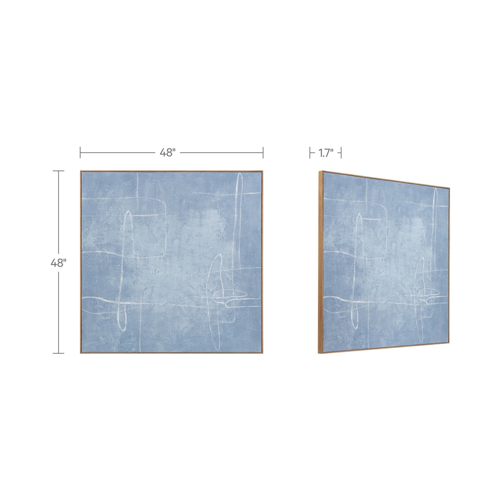 Notion Framed Painting Blue - 5