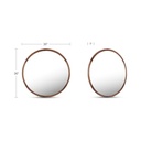 Alcott Small Round Mirror Walnut - 3